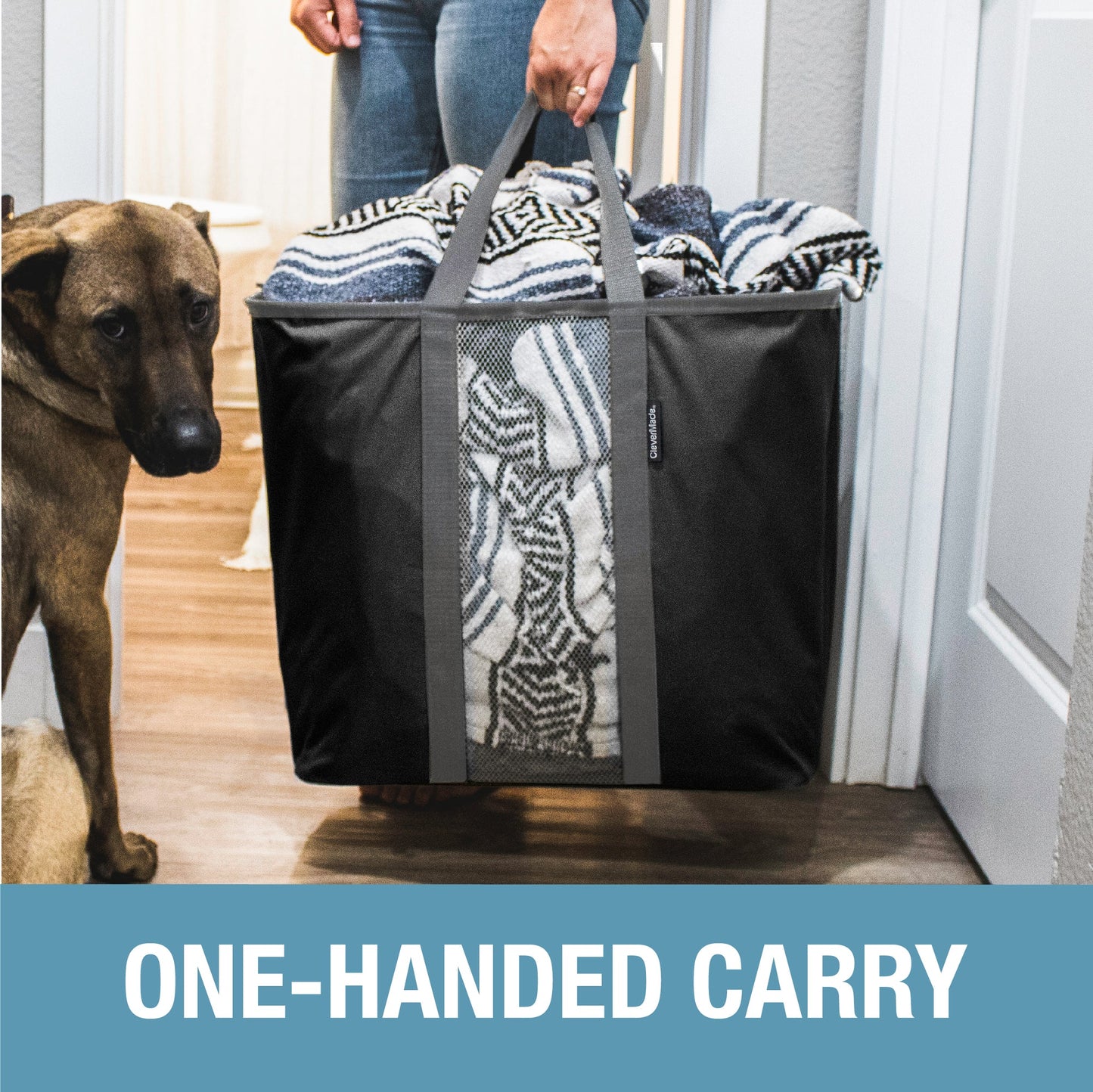 Laundry Caddy Mesh (Charcoal)