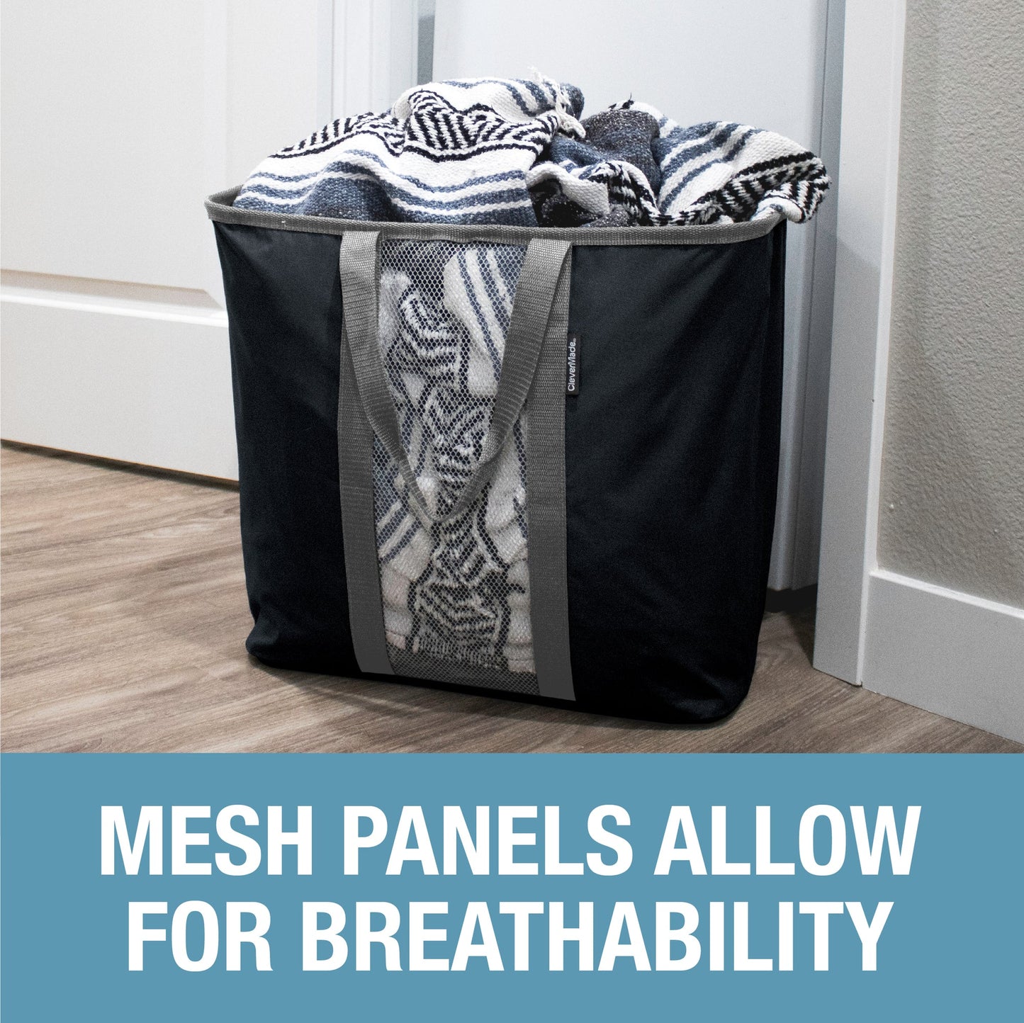 Laundry Caddy Mesh (Charcoal)