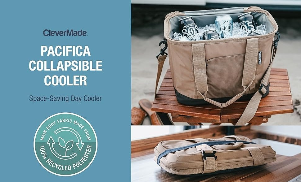 30 Can Pacifica Cooler (Khaki - Charcoal)