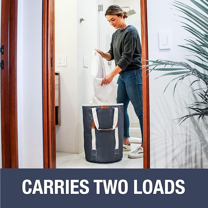 Laundry Duffel Bag LUXE - Charcoal