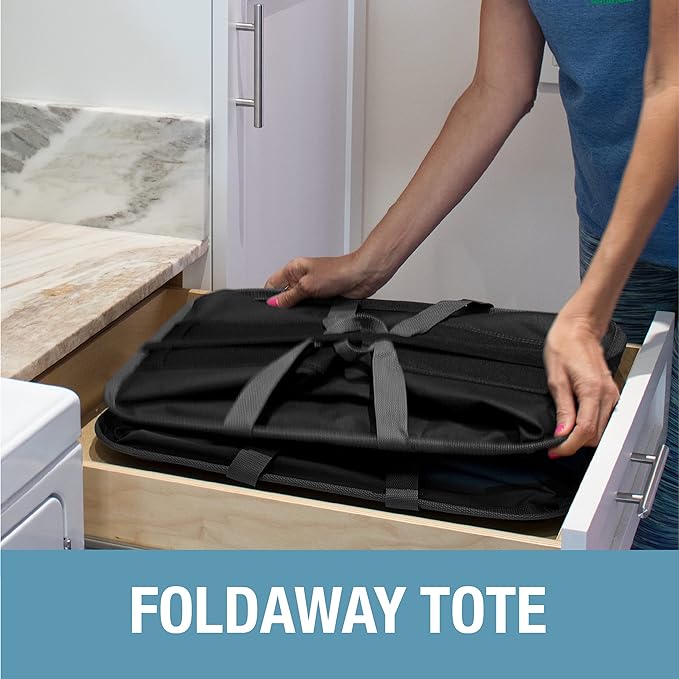 Collapsible Laundry Caddy - Midnight/Grey