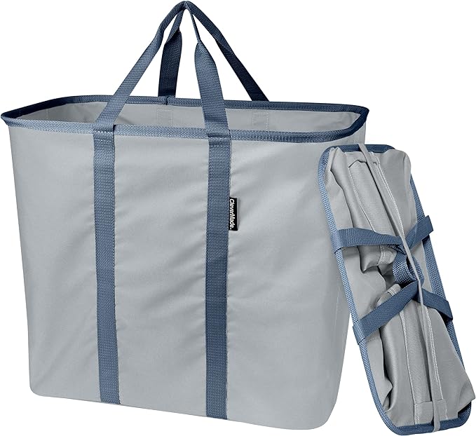 Collapsible Laundry Caddy - Grey/Dusty Slate