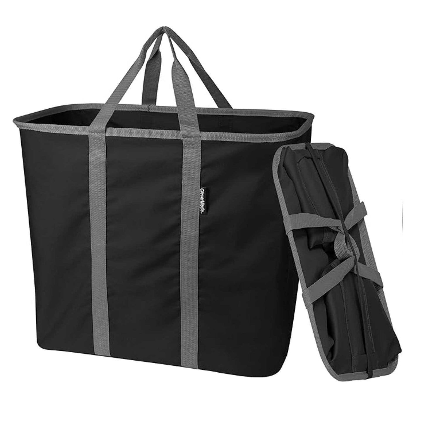 Collapsible Laundry Caddy - Midnight/Grey