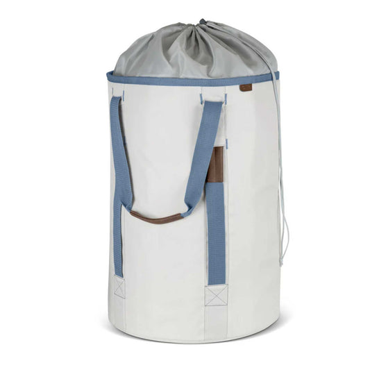 Laundry Duffel Bag LUXE - Cream Blue