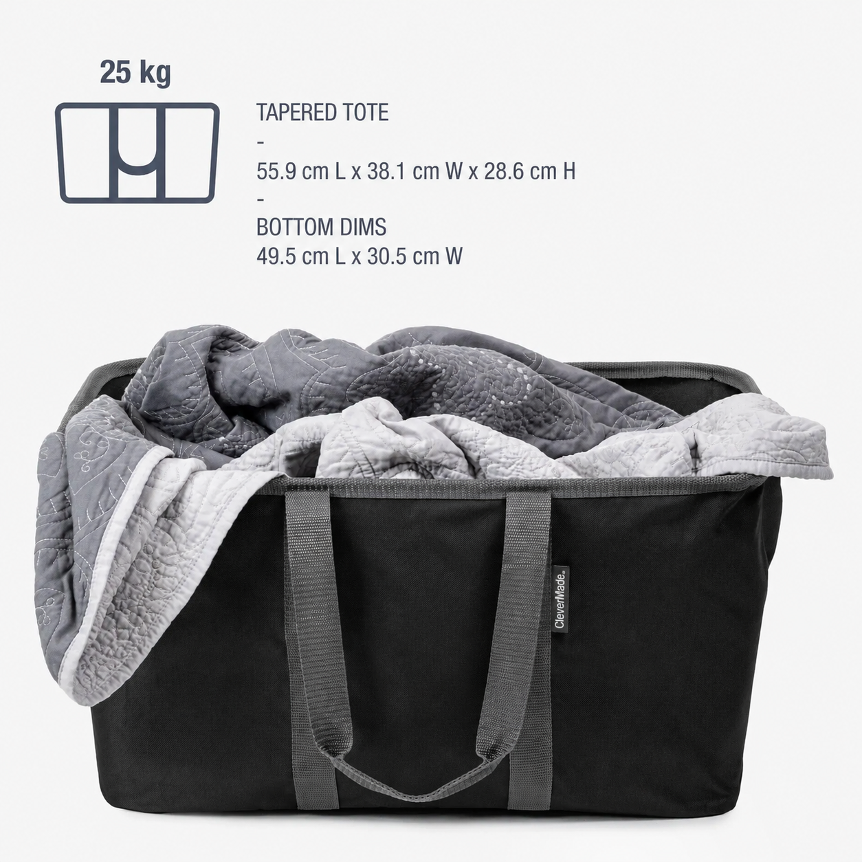 Laundry Tote Mesh - Charcoal