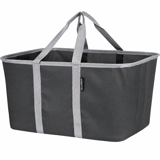 Collapsible Laundry Tote - Dark Charcoal/Grey