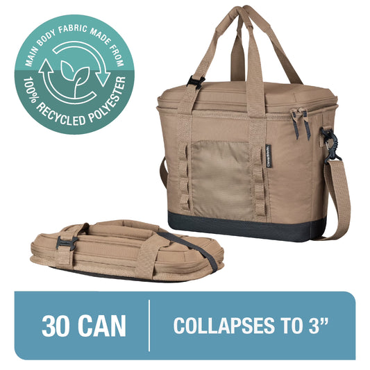 30 Can Pacifica Cooler (Khaki - Charcoal)