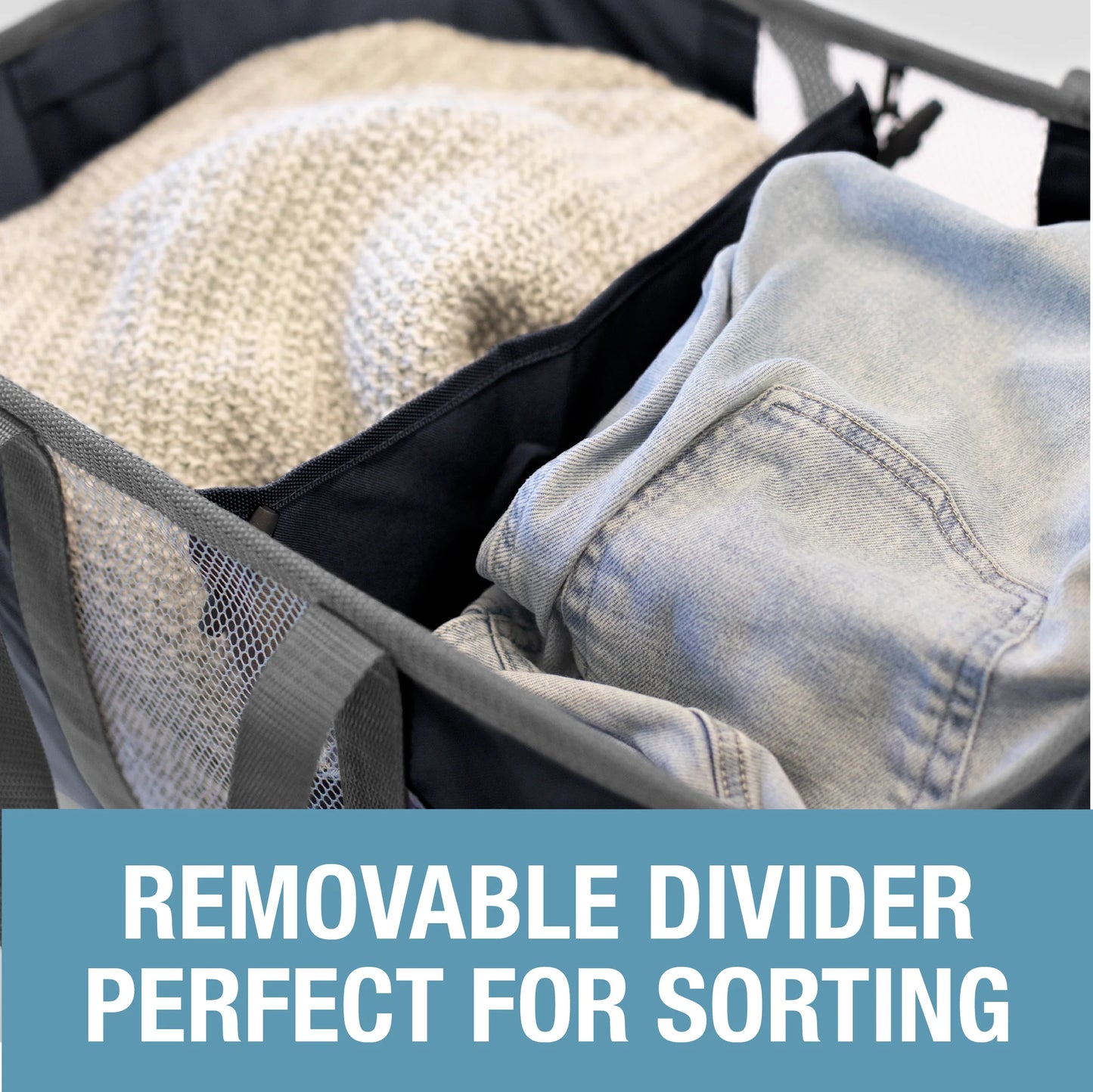 Laundry Caddy Mesh (Charcoal)