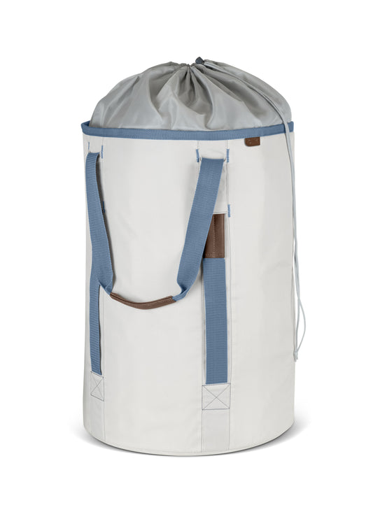Laundry Duffel Bag LUXE - Cream Blue